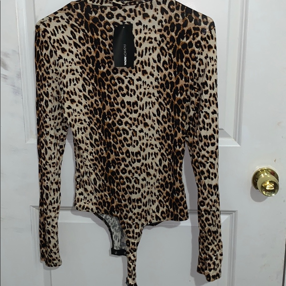leopard print body suit